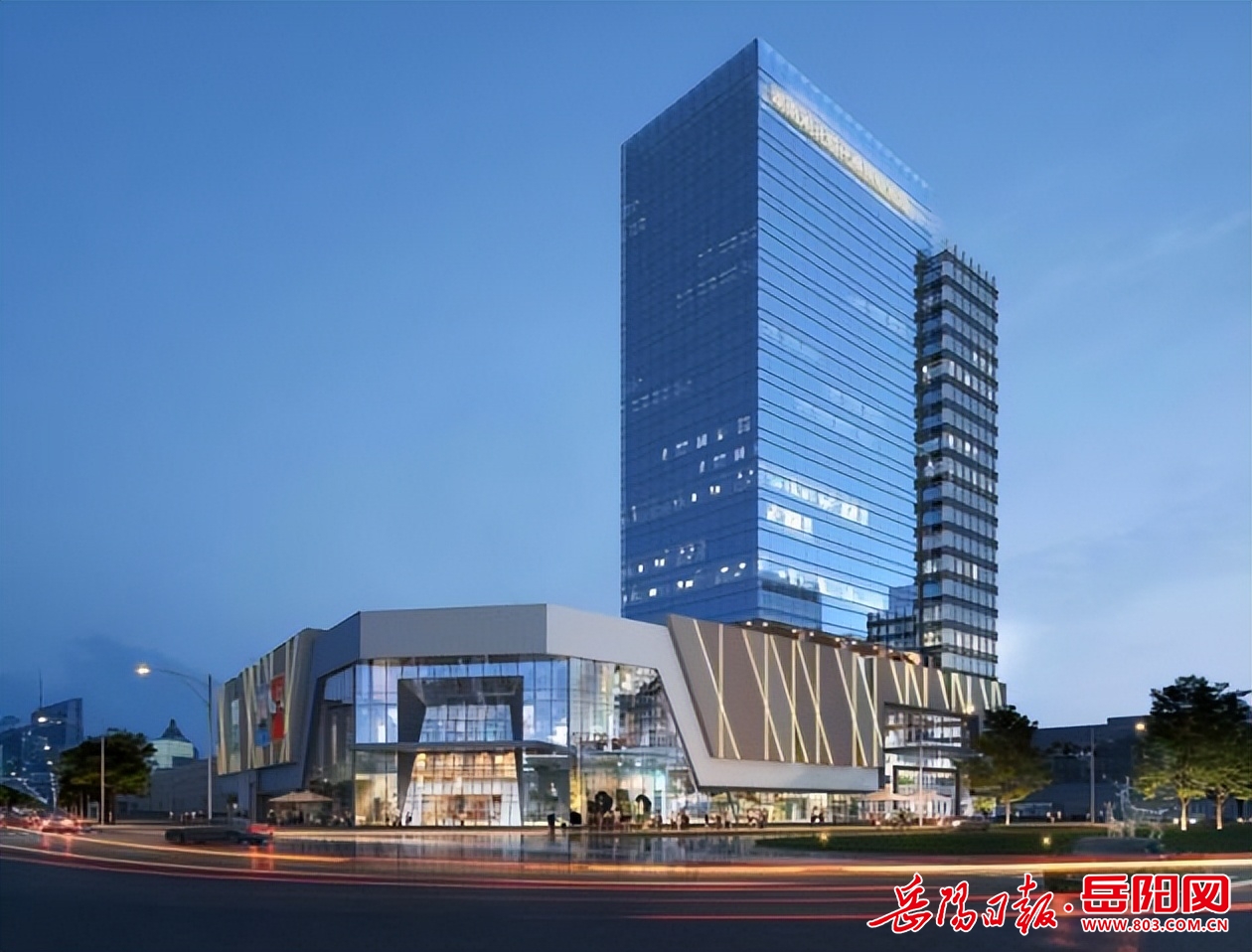 岳阳商贸物流新地标正在城南崛起