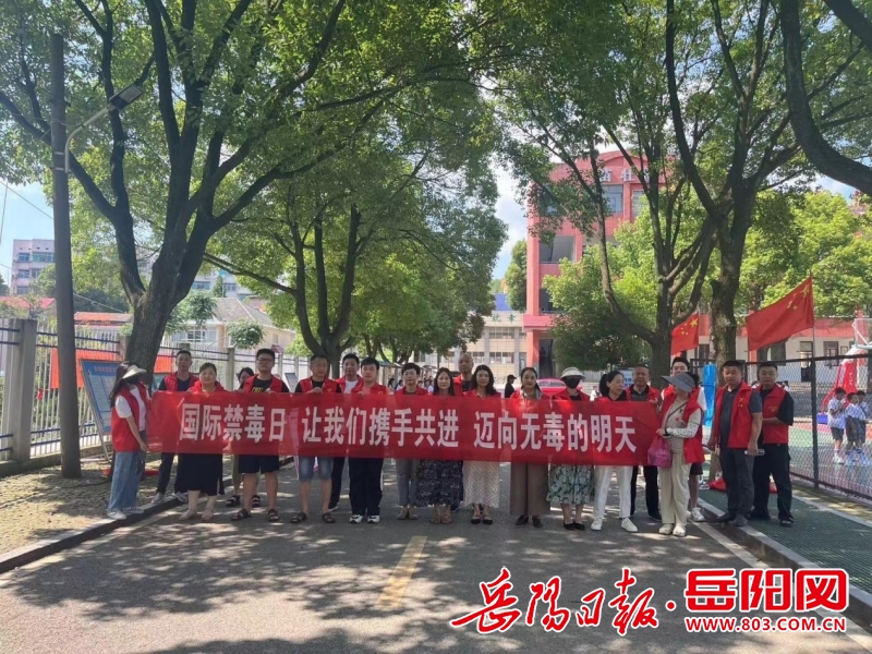 华容县章华镇:禁毒宣传进校园 守护"少年的你"