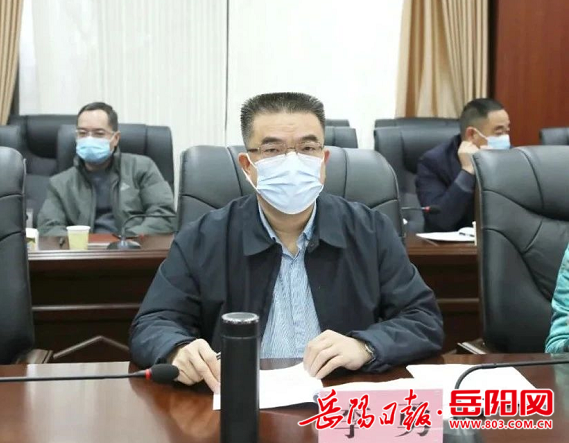 李勇调度君山区疫情防控工作