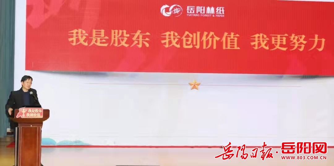 我是股东我创价值岳阳林纸召开大股东会