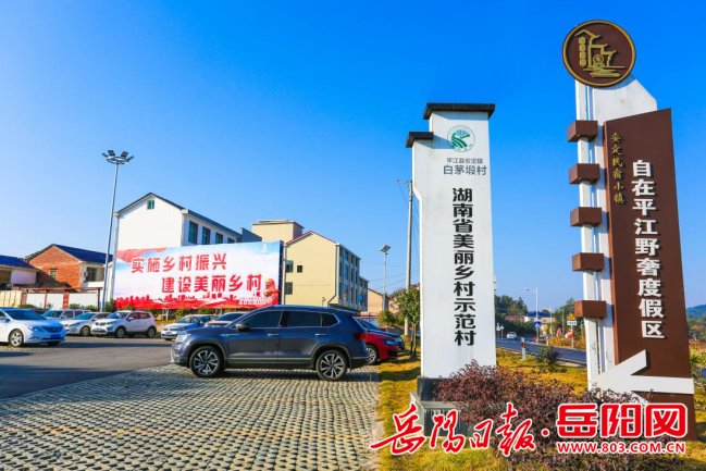 平江县安定镇白茅塅村三强三好绘就乡村振兴美好图景