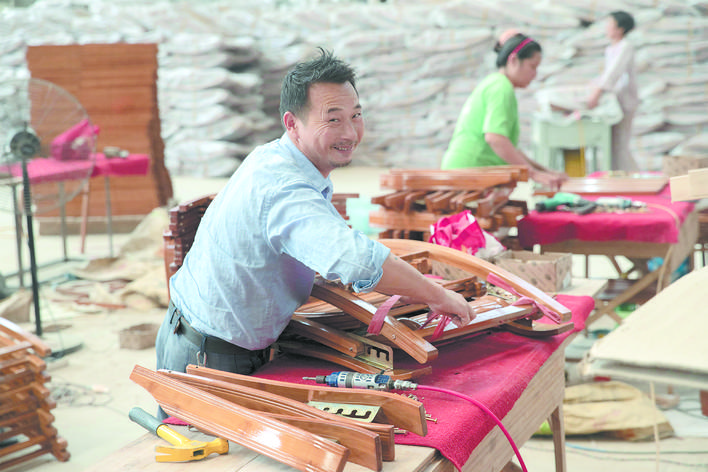 竹器小镇临湘市羊楼司镇