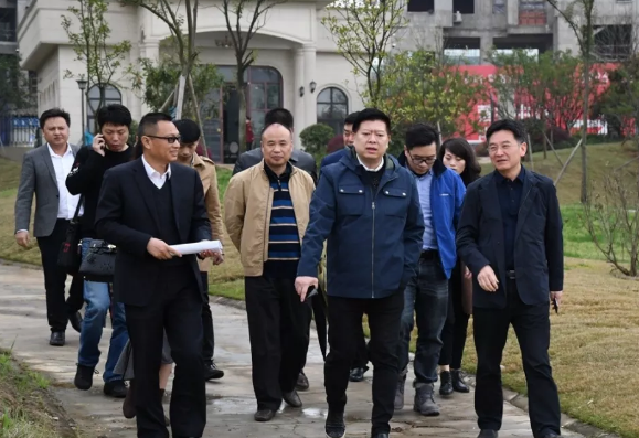 中视体育曹斌一行来南湖新区考察体育小镇项目