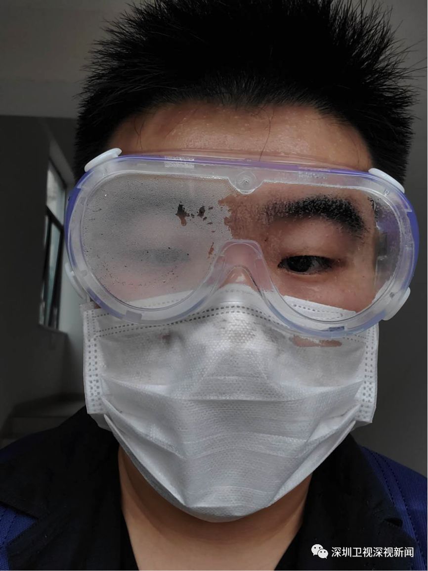 新闻中心 国内  孙大陟注意到   医护人员由于长时间佩戴护目镜   而