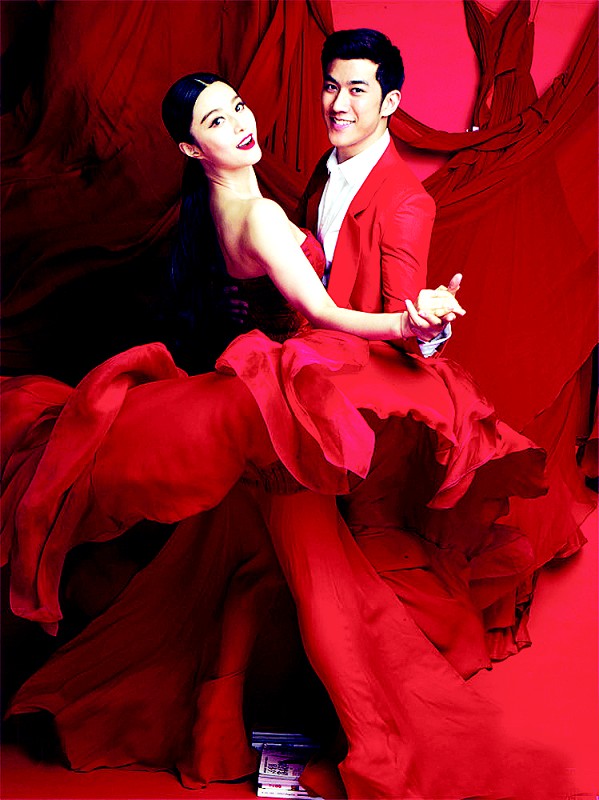 范冰冰变身华尔兹女王