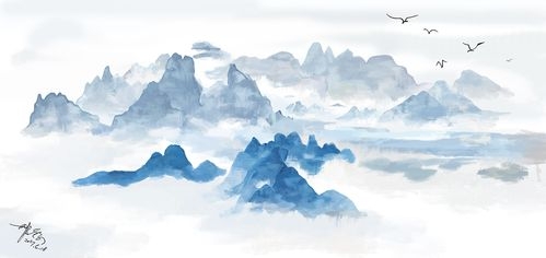 水墨蓝色山峦.jpeg