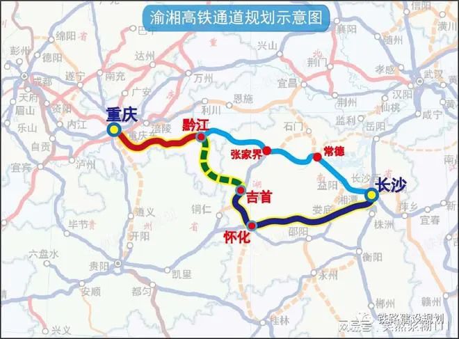 两条入湘高铁来了经过你家乡吗